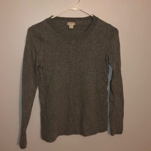 Gray J.Crew Sweater